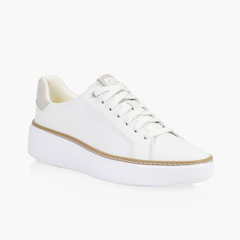 Women's Cole Haan GrandPrø Topspin Sneaker (White Dove)